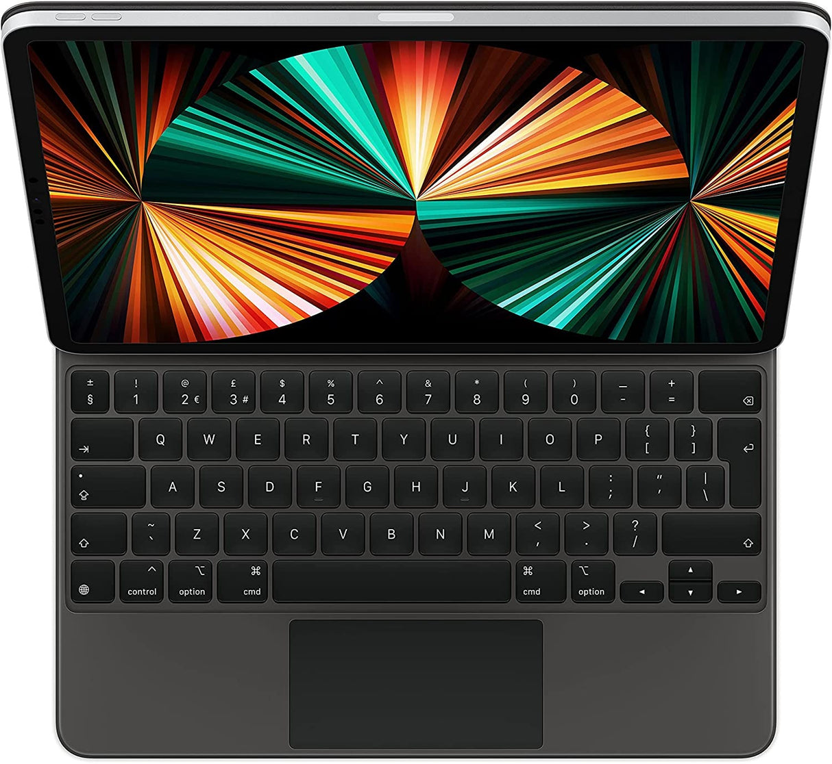 Genuine Apple Magic Keyboard for 12.9" iPad Pro 2021 - British English - Black - Kazoop 