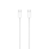 Geniune Apple MQKJ3ZM/A USB-C To USB-C 1m Woven Charging Cable - White