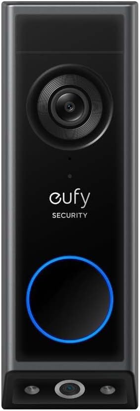 Eufy E340 2K Dual Cameras Home Security Smart Video Doorbell with Chime