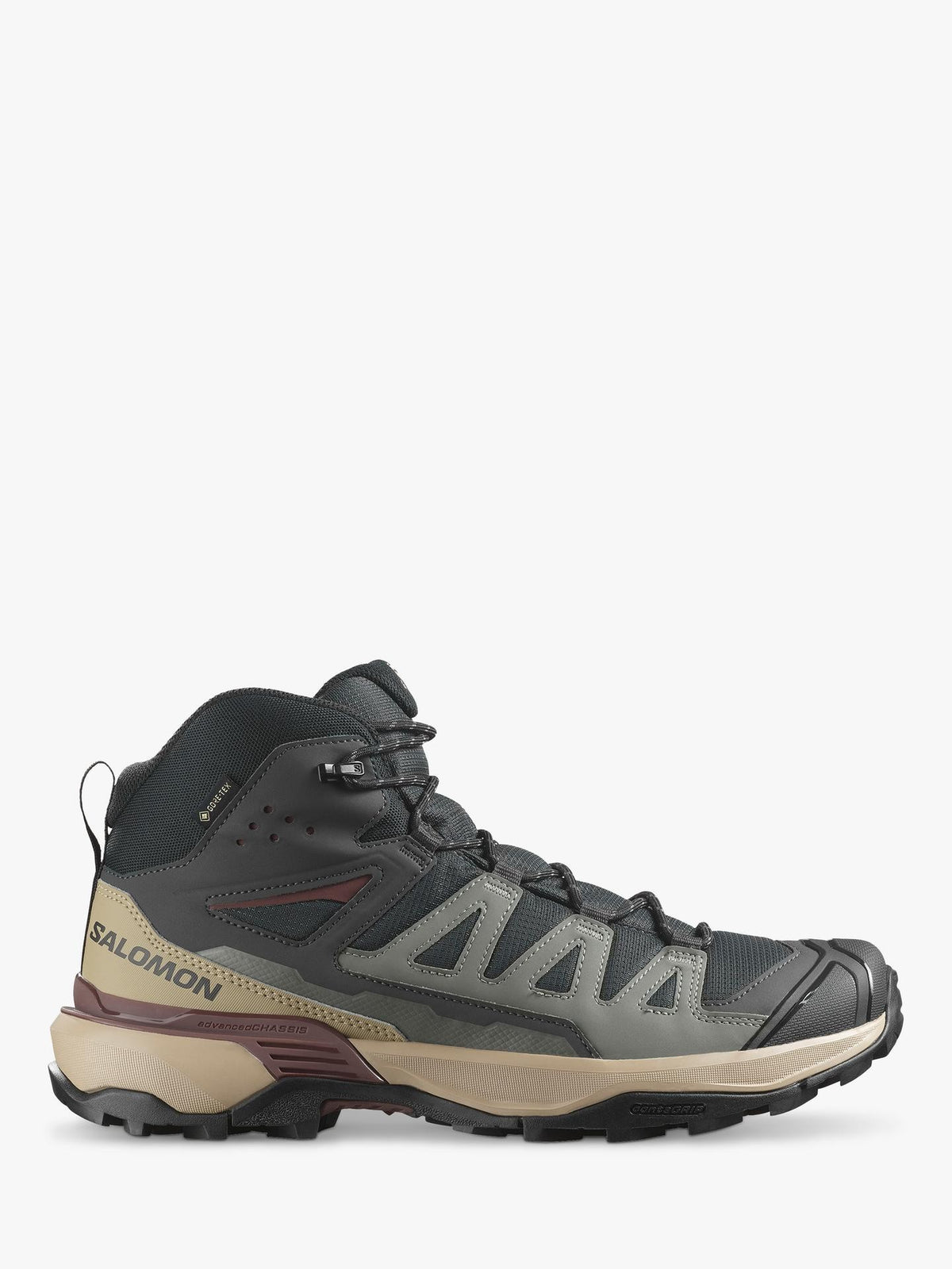 Salomon Men's X Ultra 360 Mid Gore-Tex Hiking Shoes - Phantom/Desert - UK 11