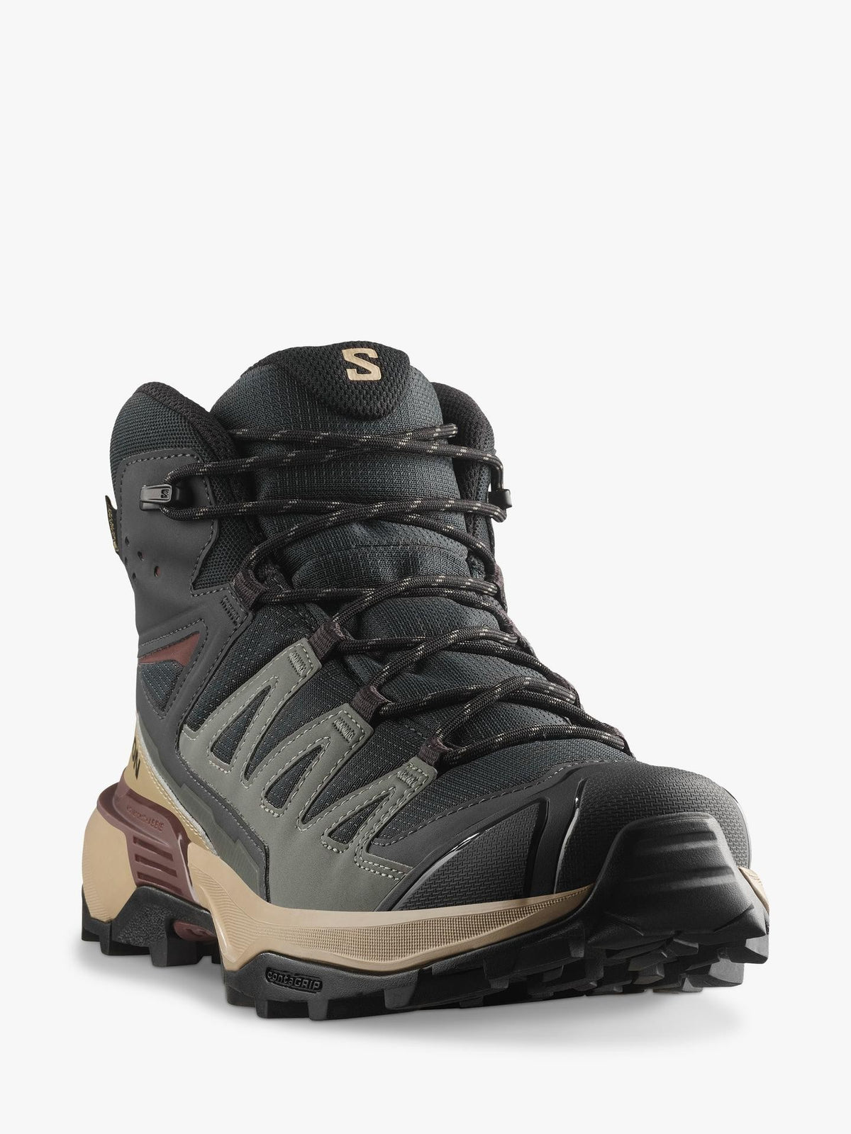 Salomon Men's X Ultra 360 Mid Gore-Tex Hiking Shoes - Phantom/Desert - UK 11