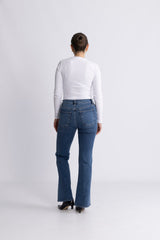FRAME The Icon Women's High Rise Super Stretch Jeans - Dark Blue - Size 28