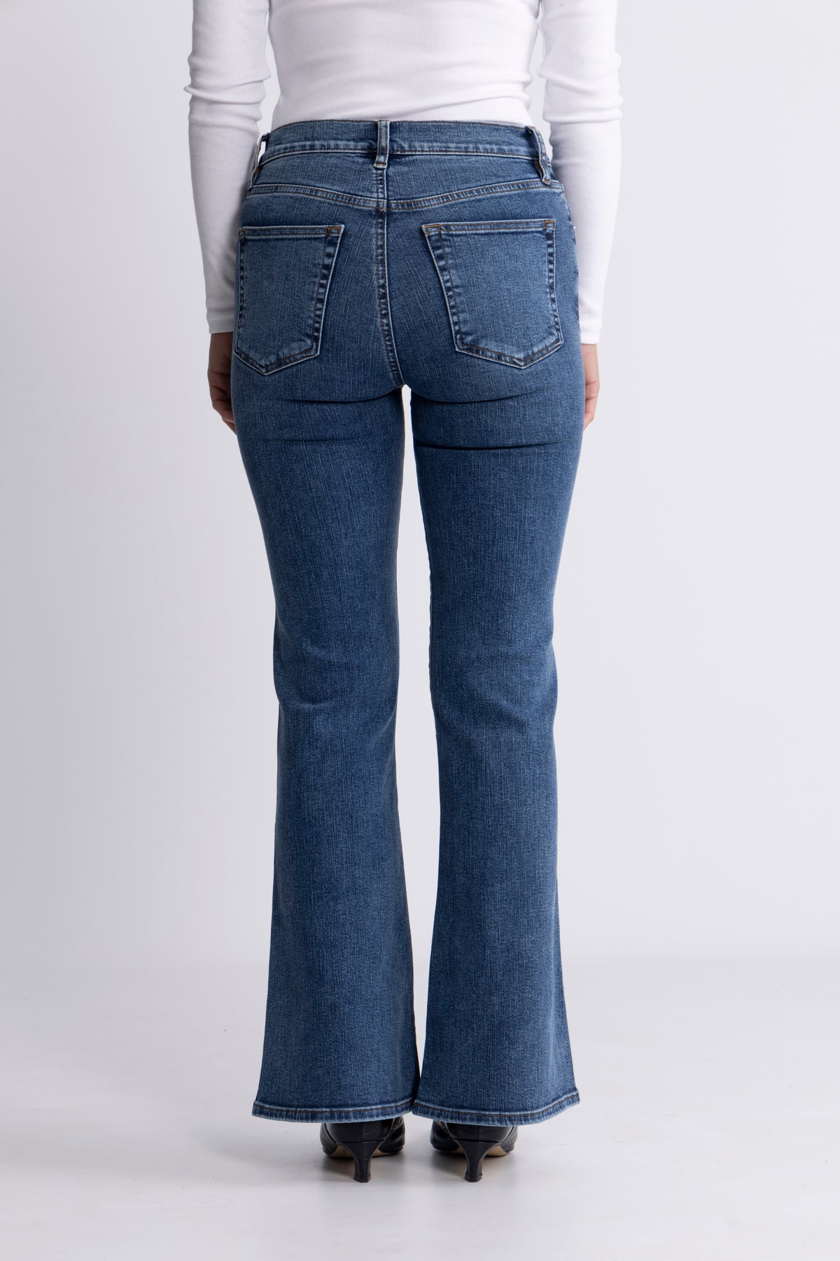 FRAME The Icon Women's High Rise Super Stretch Jeans - Dark Blue - Size 28