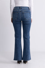 FRAME The Icon Women's High Rise Super Stretch Jeans - Dark Blue - Size 28