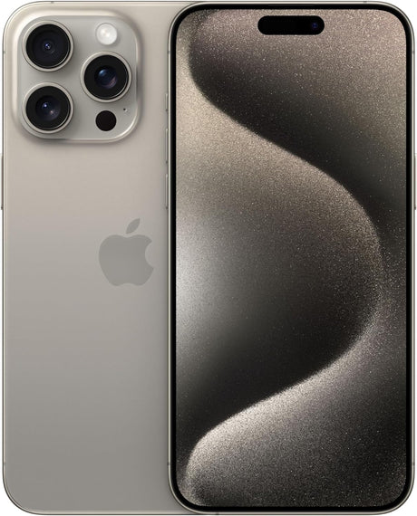 Apple iPhone 15 Pro Max 5G 512GB Smartphone SIM-Free Unlocked - Natural - Kazoop 