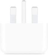 Apple Genuine MUVT3B/A 20W USB-C Power Adapter Foldable UK Plug - White
