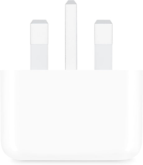 Apple Genuine MUVT3B/A 20W USB-C Power Adapter Foldable UK Plug - White