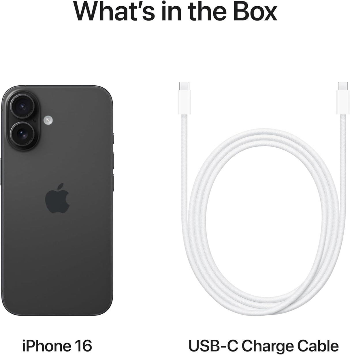 Apple iPhone 16 128GB 6.1in A18 5G SIM & eSIM Unlocked Smartphone - Black