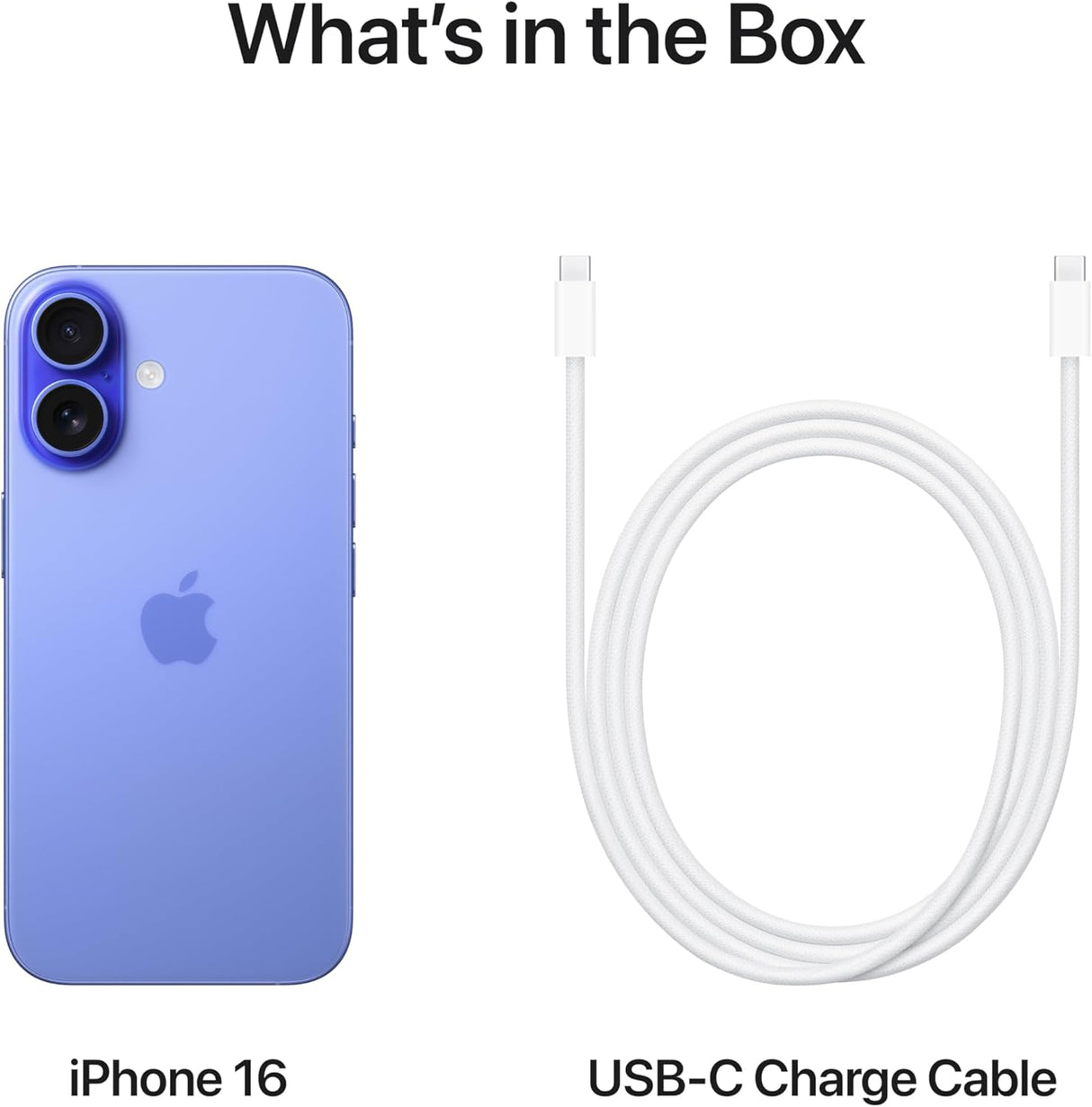 Apple iPhone 16 128GB 5G SIM-Free Smartphone Unlocked Dual-SIM - Ultramarine