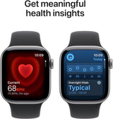 Apple Watch Series 11 42mm GPS Smartwatch - Space Grey/Black Sport Band S/M