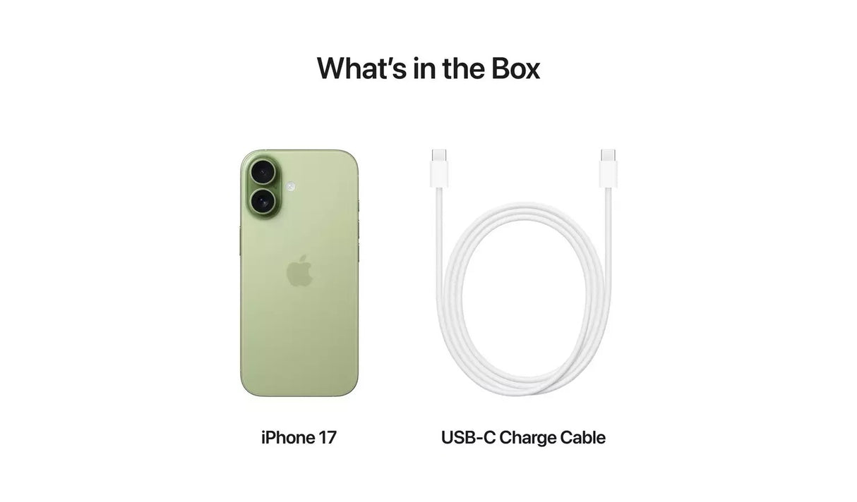 Apple iPhone 17 A3520 256GB 6.3in Unlocked 5G SIM & eSIM Smartphone - Sage
