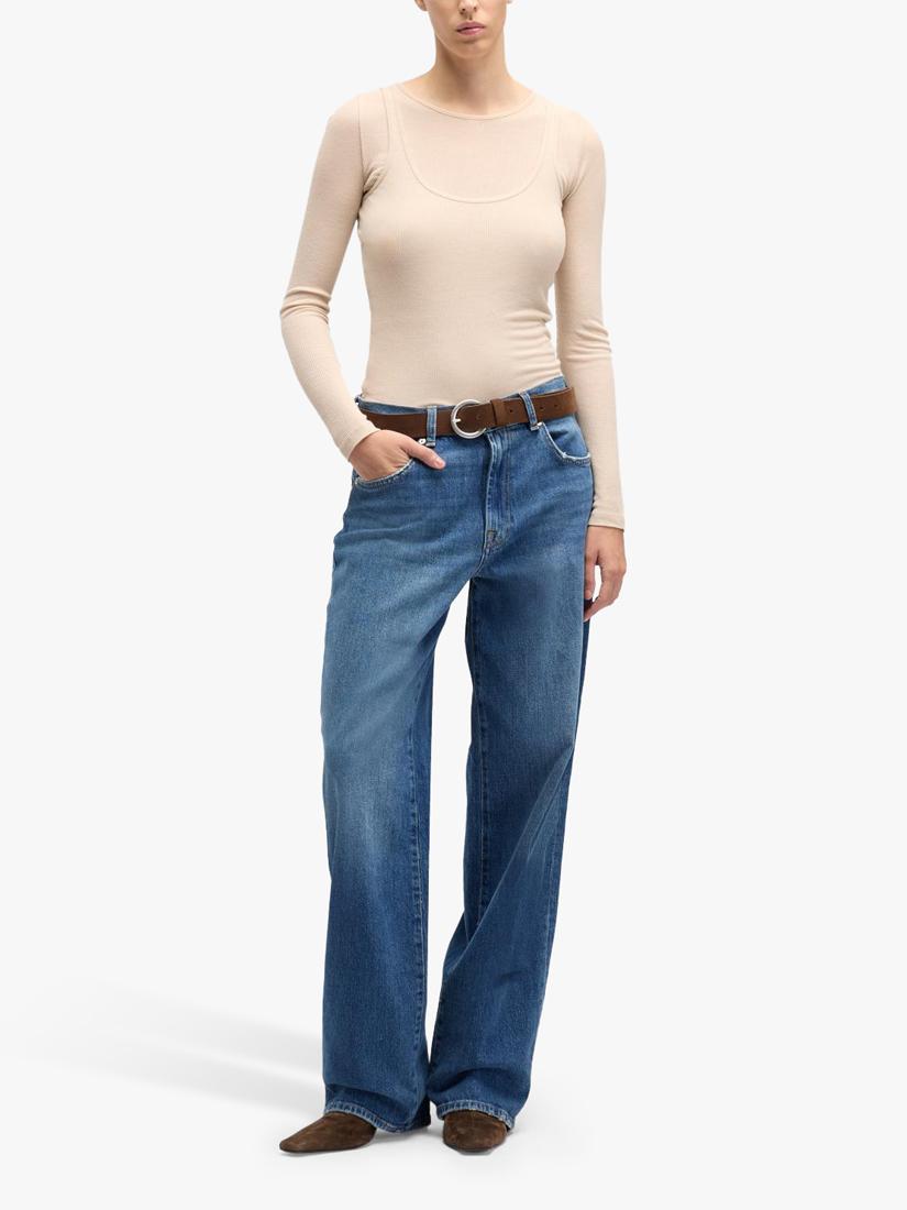 7 For All Mankind Stovepipe Straight Leg Women's Jeans - Explorer Size 26