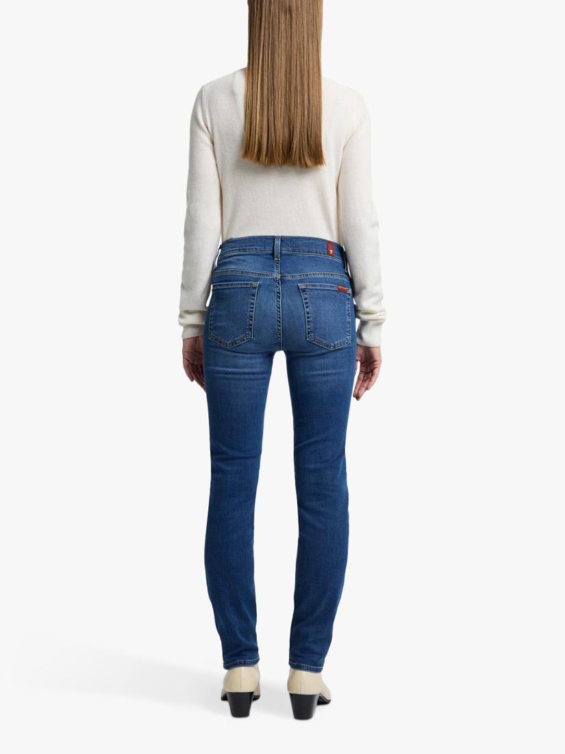 7 For All Mankind Roxanne B(Air) Mid-Rise Skinny Jeans - Duchess - Size 32
