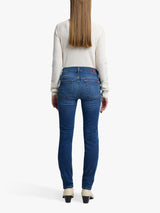 7 For All Mankind Roxanne B(Air) Mid-Rise Skinny Jeans - Duchess - Size 32
