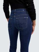 7 For All Mankind Womens Bootcut B(Air) Denim Jeans Rinsed Indigo Size 29