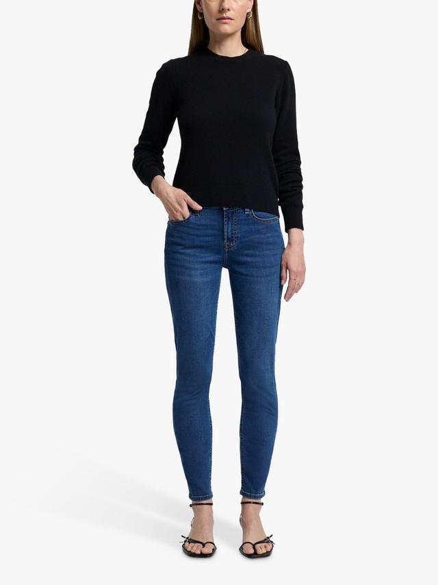 7 For All Mankind Women's Skinny Mid Rise B(Air) Jeans - Duchess - Size 25