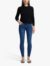 7 For All Mankind Women's Skinny Mid Rise B(Air) Jeans - Duchess - Size 25