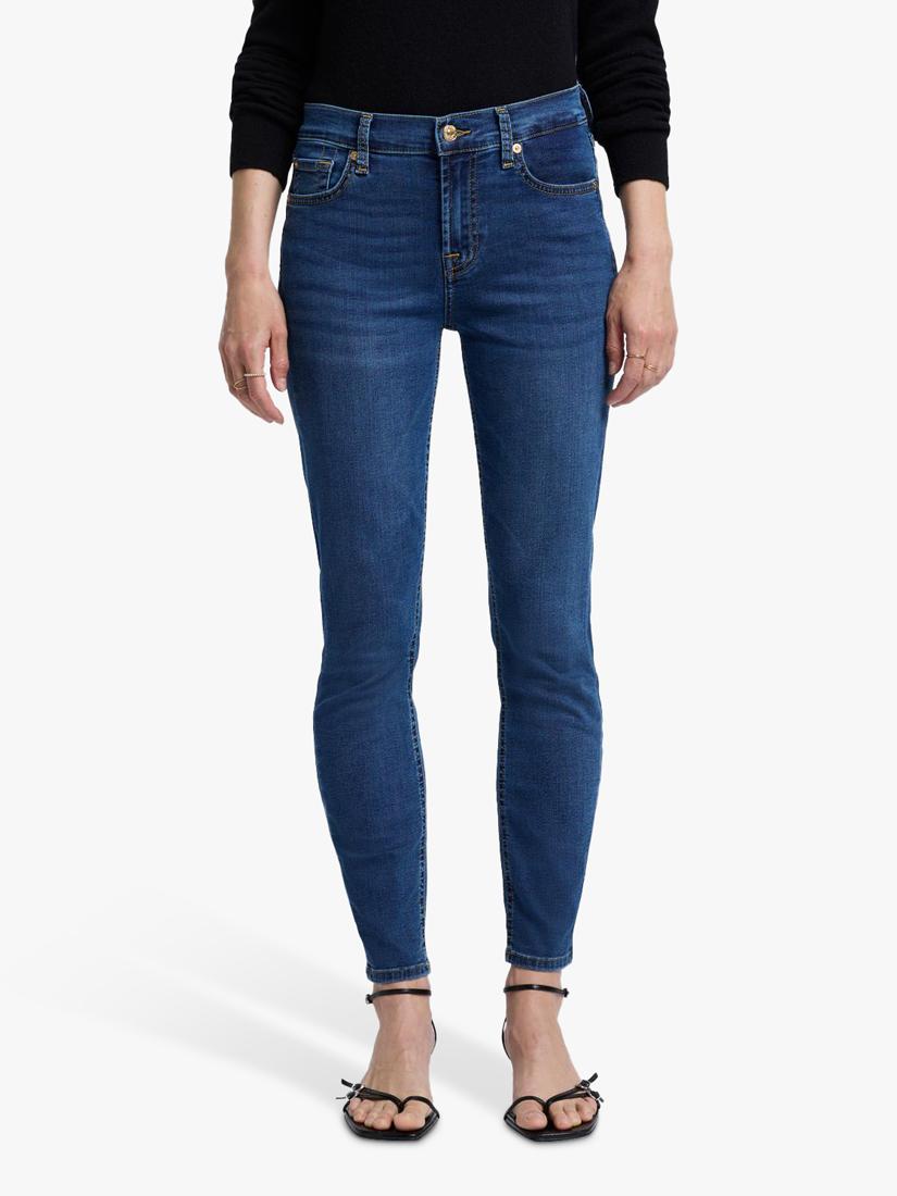 7 For All Mankind Women's Skinny Mid Rise B(Air) Jeans - Duchess - Size 25