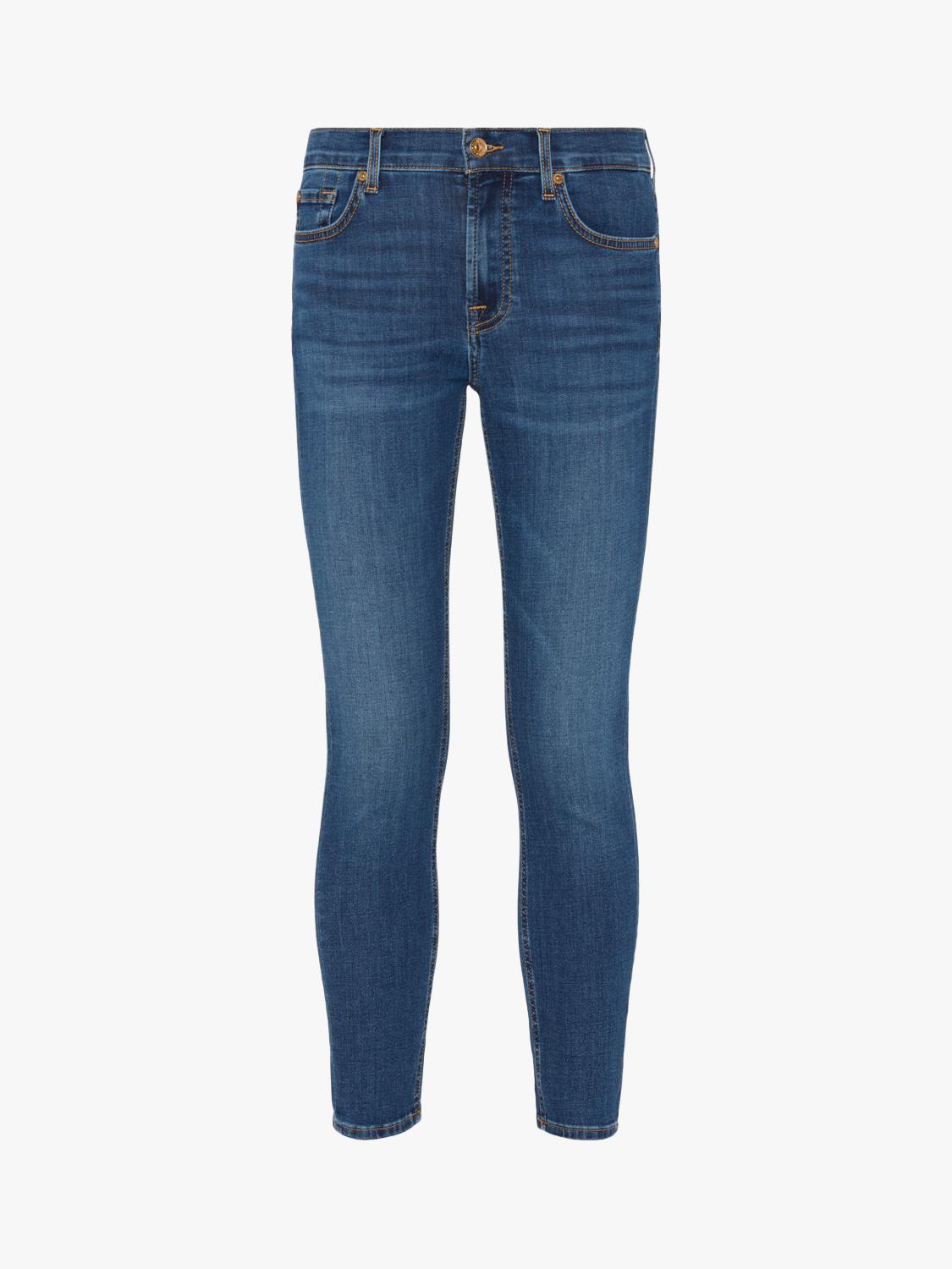 7 For All Mankind Women's Skinny Mid Rise B(Air) Jeans - Duchess - Size 25