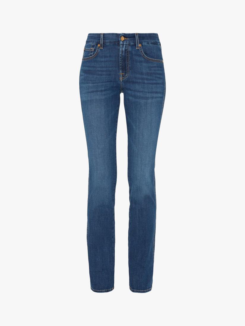 7 For All Mankind Kimmie B(Air) Mid Rise Straight Jeans - Duchess - Size 32
