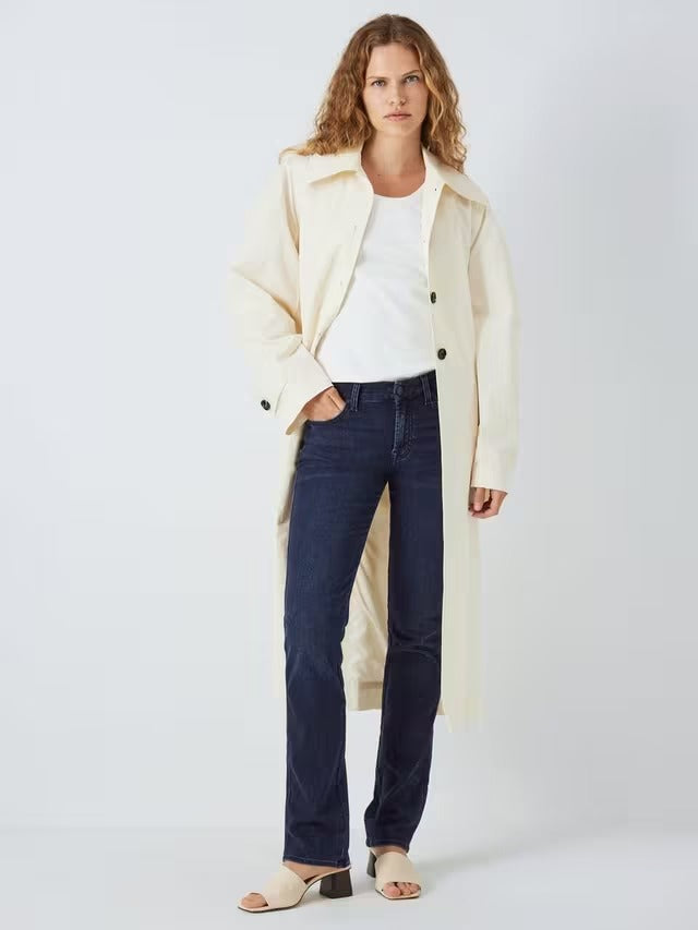 7 For All Mankind Women's Kimmie Bair Straight Jeans - Park Avenue - Size 29