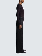 7 For All Mankind Women's Lotta Coated Flared Black Jeans - Size 30/UK 12-14