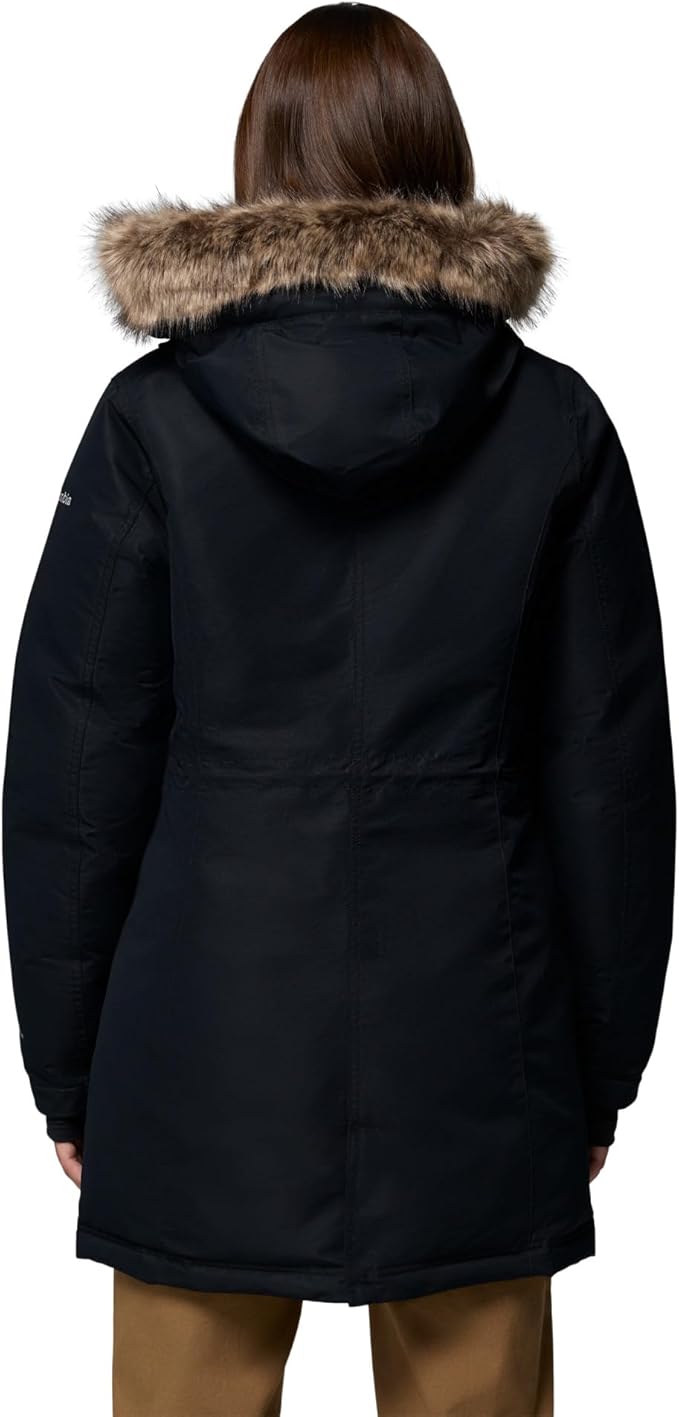 Columbia Women's Little Si II Waterproof Hooded Parka Jacket Black - Medium