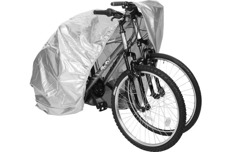 Halfords Multi All Weather Waterproof Bike Outdoor Storage Cover - Silver