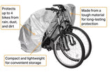Halfords Multi All Weather Waterproof Bike Outdoor Storage Cover - Silver
