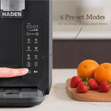 Haden 214829 Frozen Drinks Maker 1.9L Countertop Slush Machine - Black