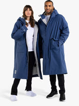Red Unisex EVO Pro Slimline Waterproof Changing Robe Jacket - Blue - Small