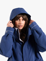 Red Unisex EVO Pro Slimline Waterproof Changing Robe Jacket - Blue - Small