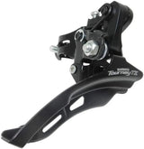 Shimano FD-TZ500 Front Derailleur 6 Speed 31.8mm 66/69 - 42T Top Pull Black