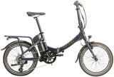 Raleigh Stow-E-Way Folding Compact 7-Speed 20" Wheel Alloy E--Bike - Dark Blue
