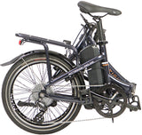 Raleigh Stow-E-Way Folding Compact 7 Speed 20" Wheel Alloy E--Bike - Dark Blue