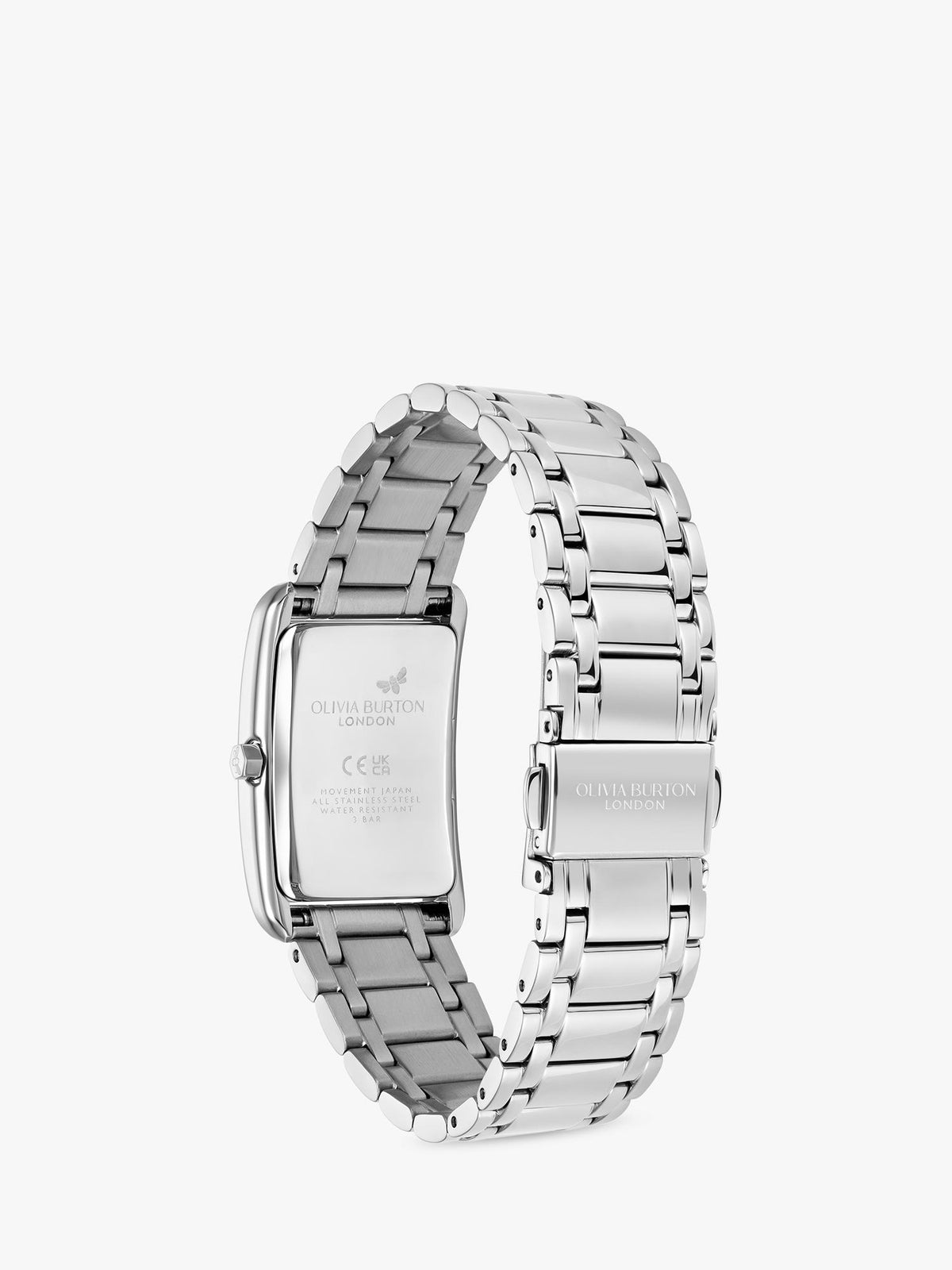 Olivia Burton 24000194 Women's Grove Bracelet Strap Watch - Silver/Grey