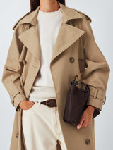 John Lewis Women's Water Repellent Belted Trench Coat - Natural - UK 20