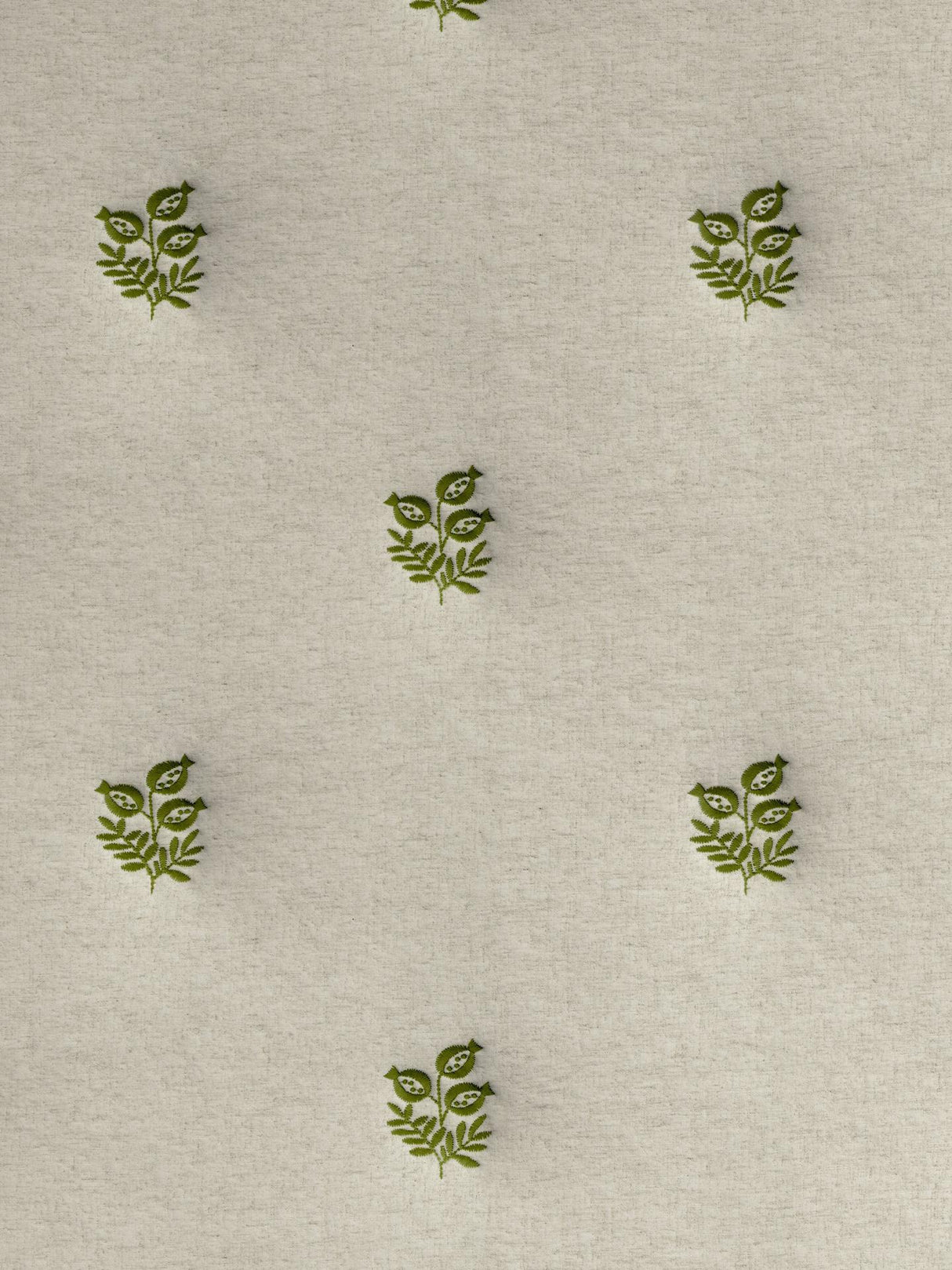John Lewis Ariana Embroidered Pair Lined PP Curtains Dark Olive W228 x 274cm