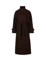 Selected Women's Madeline Wool Blend V Neck Overcoat - Delicioso EU 38/UK 10