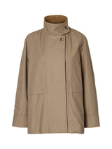 Selected Kylie Oversized Cotton Seasonal Workwear Jacket Weathered Teak - 38