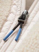 Passenger Lucia Sherpa Zip-Up Plain Long-Sleeve Fleece - Cream - Medium
