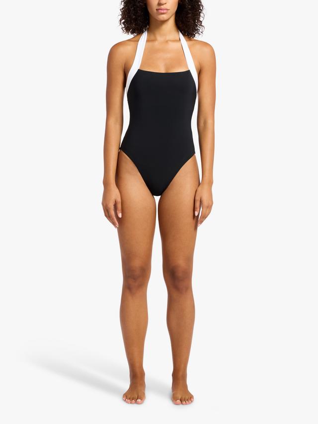 JETS Eternal Halterneck Non Wired Women's One Piece Swimsuit - UK 10 - Black