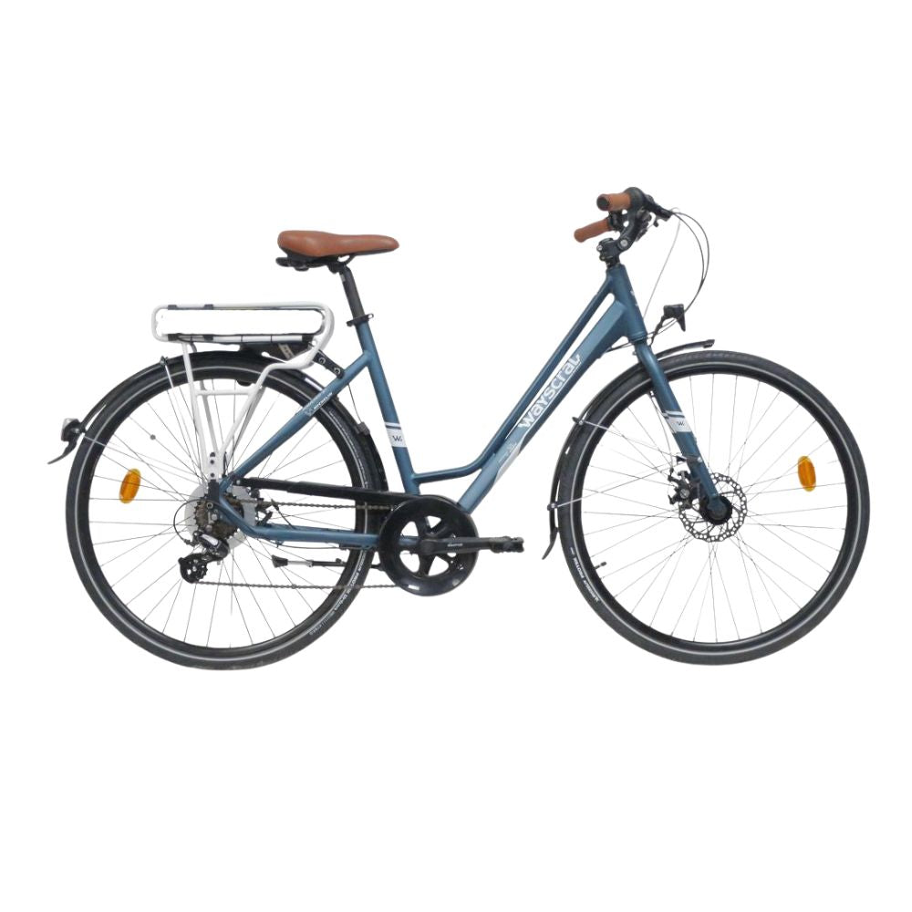Wayscral Bicycle by Michelin Unisex 7-Speed Aluminium City Bike 28" - Blue