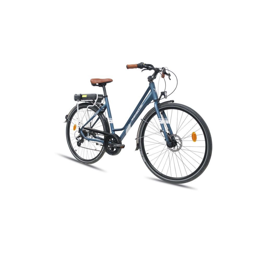 Wayscral Bicycle by Michelin Unisex 7-Speed Aluminium City Bike 28" - Blue