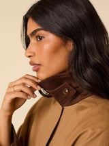 Nobody's Child Freddie Regular Lined Collared Barn Coat - Brown - Medium