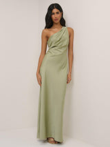 Nobody's Child Bridesmaids Sloane Midi LENZING ECOVERO Dress Sage - UK 12