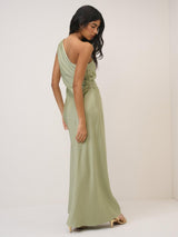 Nobody's Child Bridesmaids Sloane Midi LENZING ECOVERO Dress Sage - UK 12