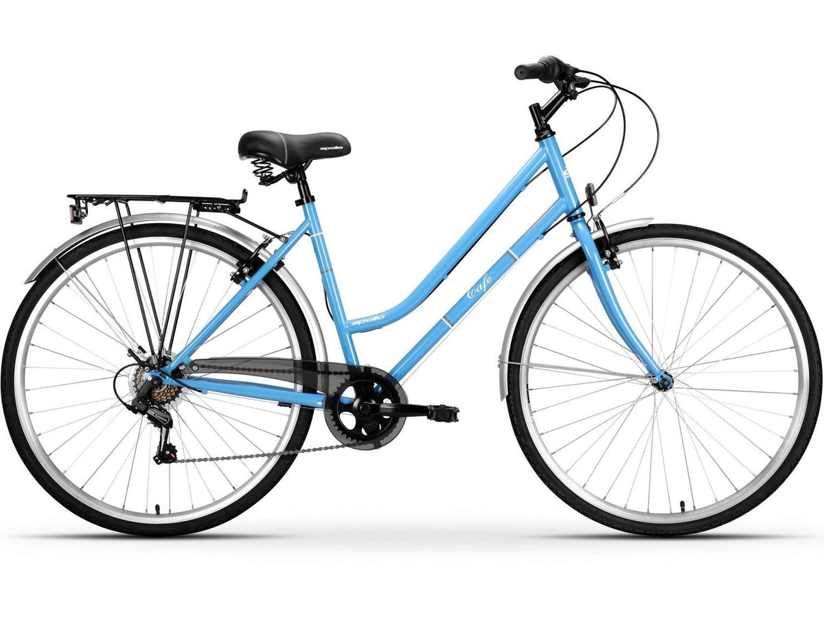Apollo Cafe 19in-Frame 700c 6-Speed Women's Hybrid Bike - Medium - Turquoise
