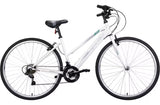Apollo Excelle 18-Speed V-Brake Womens Hybrid Bike - Small - White/Green