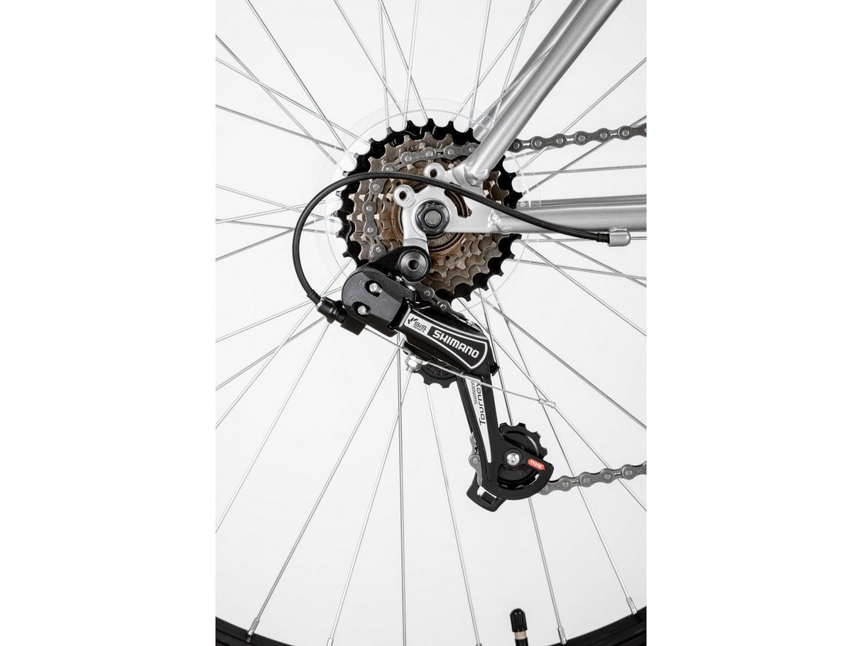 Apollo Slant Men's Mountain Bike 26" Wheels 18 Speed - 17" Medium - Silver